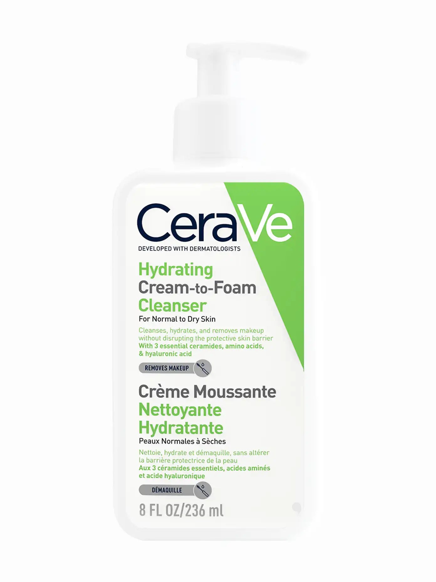 CeraVe Hydrating Cream-to-Foam Cleanser